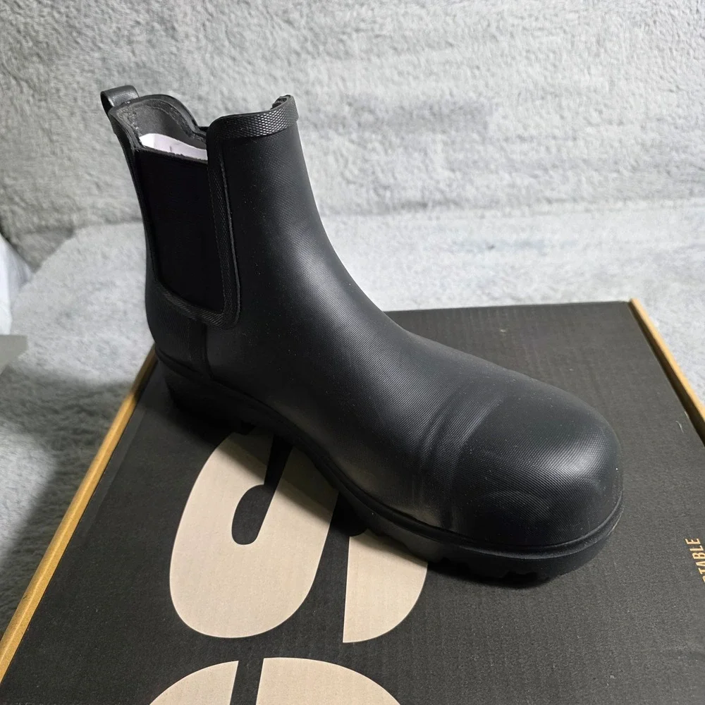Bogs Womens Laurel Safety Waterproof Composite Toe Work Boots Size 11‎ Black NEW